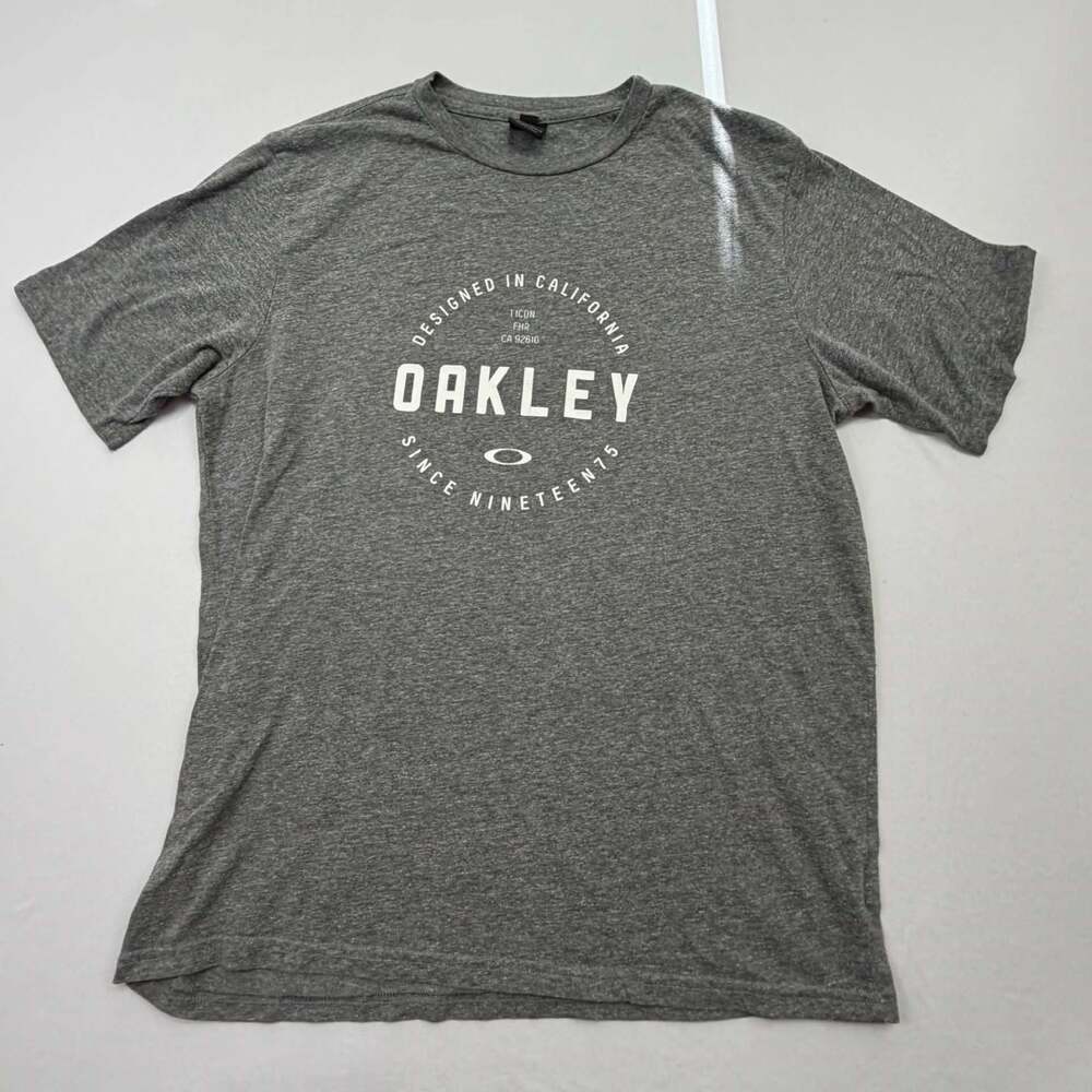 Oakley Designed in California Since 1975 Heather Grey Graphic T-Shirt